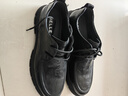 百丽通勤商务鞋男牛皮革舒适休闲皮鞋A1923AM5 黑色-系带款 43 实拍图