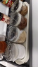 禧天龙玻璃调料盒调料瓶家用调料罐调味罐套装盐罐调味盒4件套带置物架 实拍图