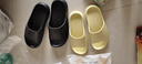 家怡拖鞋男女夏季家居鞋厚底软弹凉拖鞋居家浴室拖鹅黄色39-40 JY2355 实拍图