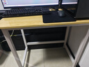 舒客艺家 电脑桌台式小户型小桌子家用学习桌写字办公书桌电竞长条桌子 木纹白架单桌80*50*74 加固电脑桌 实拍图