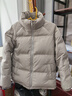 马登工装美式休闲90白鸭绒羽绒服男户外防风外套冬季男士保暖面包服 浅灰色 【立领羽绒服短款/加厚防寒服/男款羽绒服】 M 实拍图
