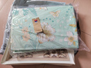 富安娜家纺 床上四件套纯棉100%全棉套件 单双人床单 被套203*229cm 绿 实拍图