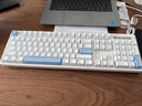 京东京造J104有线机械键盘gasket结构18键热插拔客制化背光S茶轴透光键帽 双侧RGB 游戏办公 海盐芝士 实拍图