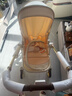 qborn白鹿新生儿小孩米色婴儿车高景观双向轻便折叠宝宝儿童推车三合一 玉兰白 实拍图