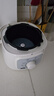 美的（Midea）一人食电压力锅1.8L 白玉晶釜 开盖火锅 一键排气免浸泡杂粮饭1-3人家用MY-E2400电饭煲高压锅 实拍图