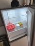 海尔（Haier）「真省电」165L两门小冰箱一级能效风冷无霜黑金净化灰色HC2-165WGHC2E9S9国家补贴 实拍图