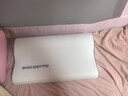 海澜之家（HLA）A类深度护睡眠记忆棉枕头芯慢回弹宿舍单人制式颈椎枕家用一对装 白色【针织棉】记忆枕 A类 一对 50*30*10/8cm/枕芯重约：600g 实拍图