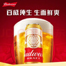 百威（Budweiser）经典纯生淡色拉格啤酒 500ml*18听整箱装 年货送礼 实拍图