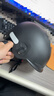 青霄 安全头盔 标准款 新国标 3C认证 抗冲击包裹式防护 电男动女四季车骑通用 黑色透明镜片 实拍图