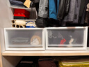 爱丽思（IRIS）【买3免1】爱丽思收纳箱整理箱塑料抽屉式收纳箱储物箱衣服收纳盒 47L BC-500 白色 实拍图
