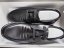 红蜻蜓秋冬真皮正品皮鞋牛皮轻便软底男士商务休闲皮鞋WJA33220 黑色 40 实拍图