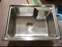 华帝（VATTI）普通厨房水槽S1大单槽拉丝304不锈钢洗菜盆洗碗盆一体成型含龙头 实拍图