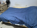 新疆棉花被子棉被可拆洗被芯+被套单人宿舍春秋被加厚保暖冬被褥 蓝灰大格 【A类裸睡级】 150x200cm总重约5斤 【冬被】 实拍图