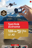 闪迪（SanDisk）128GB TF(MicroSD)内存卡 4K极速金卡A2 V30 U3行车记录仪 运动相机无人机 监控存储卡 读190MB/s 实拍图