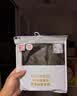 优衣库HEATTECH EXTRA WARM混纺圆领T恤/9分袖男装9%羊绒481441 481441/38深褐色 L 实拍图