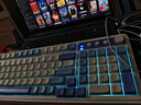 狼蛛（AULA）S99无线蓝牙有线三模键盘机械手感 游戏电竞专用 99键 RGB背光拼色静音键盘鼠标套装mac电脑键盘 S99烟雨蓝【三模/RGB】+RGB无线鼠标 实拍图