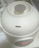 美的（Midea）电炖锅1-2人电炖盅隔水炖锅家用燕窝炖盅陶瓷炖汤盅电炖锅婴儿辅食小炖锅煲汤电炖锅电砂锅煲汤锅 1L 【1L=3碗 防烫把手】DZE1066 实拍图