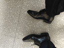 Clarks其乐泰顿系列男士德比鞋布洛克正装商务舒适皮鞋男 黑色 261103508 （加宽楦） 40 实拍图