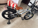 永久（FOREVER）儿童自行车3-6-10-12岁儿童单车男孩童车女童自行车 月光银 一体轮 后座版 18寸【适合身高120-145】 实拍图