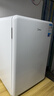 美的（Midea）116L单门小冰箱白色复古双温冷藏冷冻客厅办公室租房宿舍美妆家用办公小型迷你冰箱BCD-116M 实拍图