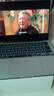 VOKAMO防摔耐刮适用MacBook Pro14保护壳带支架21到2025年款苹果电脑笔记本M5/4/3/2磨砂外套 透黑 实拍图