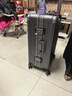 京东京造无界铝框行李箱男女 拉杆箱密码箱登机皮箱学生 石墨灰 24英寸 实拍图