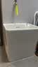 MYRTO阳台拖把池 陶瓷拖布池 洗地墩布水池槽卫生间落地式家用拖把盆 40x32x41cm+水龙头 实拍图