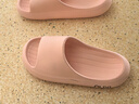 朴西新款EVA踩屎感厚底拖鞋女士居家室内情侣拖鞋男 浅粉 37-38 实拍图
