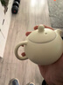 南山先生 半见西施壶德化陶瓷茶壶单壶家用奶黄色泡茶壶轻奢功夫泡茶器 实拍图