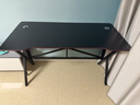 奥伦福特  电脑桌台式家用电竞游戏桌办公书桌简约书房写字桌子 碳纤维纹路单桌-120*60 升级款电竞桌 实拍图