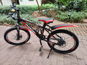 凤凰（Phoenix）儿童自行车山地车男女学生脚踏车6-15岁童车 霸道 黑红色 22寸 实拍图