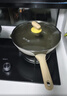 炊大皇  炒锅 麦饭石色不粘锅多功能少油烟炒菜锅平底30cm 电磁炉通用  实拍图