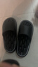 洁丽雅买一送一踩屎感拖鞋女夏季室内家居情侣浴室洗澡防滑防臭凉拖鞋男 白色+黑色 38-39 女+男42-43 实拍图