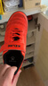 卡尔美（KELME）儿童足球鞋魔术贴免系带碎钉TF透气学生球鞋6873003 荧光橙 33 实拍图