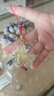 黄金2mg足金999马上有钱水晶挂件 马上有钱+红挂绳 实拍图