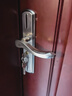 虎顿（HOTUN）卫生间门锁家用通用型浴室把手锁具厕所洗手间铝合金单舌L05银色 实拍图