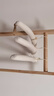 诗佩琪（SVORIAHI） 包布棉挂衣架软海绵无痕家用布艺欧式婚纱衣服架衣挂防滑衣撑高档 亚麻色（布衣架玫瑰花） 3只装 实拍图