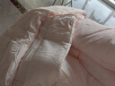 富安娜 舒暖七孔抗菌纤维被 双人加大四季被 春秋被芯 5.2斤230*229cm粉 实拍图