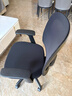 得力（deli）4900S 人体工学靠背办公椅/电脑椅/职员椅 可升降转椅舒棉坐垫 黑 实拍图