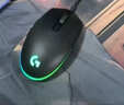 罗技（G）G102第二代游戏鼠标 RGB流光灯效鼠标 轻量化  游戏级8000DPI传感器 黑色 200-8000DPI 实拍图