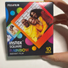INSTAX富士instax立拍立得 方形相纸 彩虹单包装10张 (适用于SQUARE系列相机 手机照片打印机SP-3) 实拍图
