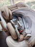初婴贝儿童安全座椅汽车用0-4-12岁婴儿宝宝车载可坐可躺i-Size通风加热 悦享版金+通风加热+支撑腿+遮阳棚+175°躺 实拍图
