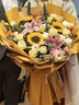 馨仪鲜花速递玫瑰向日葵康乃馨花束生日礼物全国同城配送 向日葵玫瑰混搭花束 实拍图