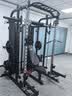 军霞（JUNXIA）龙门架史密斯机多功能一体机健身器材套装深蹲架卧推架综合训练器 938B+80kg包胶片+奥杆+卧推凳 实拍图