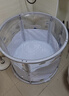 iuu婴儿游泳桶免安装 儿童洗澡桶 可折叠泡澡桶家用新生儿游泳池浴桶 【免安装-透明】巨无霸+游泳圈 母婴级面料，耐磨稳固防变形 实拍图