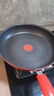 特福（Tefal）平底锅家用牛排不粘煎锅少油烟有钛煎饼锅电磁炉燃气灶通用28cm 实拍图