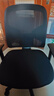 得力（deli）4900S 人体工学靠背办公椅/电脑椅/职员椅 可升降转椅舒棉坐垫 黑 实拍图