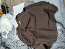 优衣库男装女装棉麻衬衫式茄克/长袖外套夹克26春夏新款482443 38 深褐色 XL 实拍图