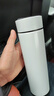 【京东物流配送】智能显温保温杯不锈钢高颜值保热保冷 优雅白480ml304 实拍图