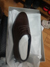 红蜻蜓真皮男鞋秋冬舒适商务休闲皮鞋高级正装德比鞋婚鞋WTA7376棕色41 实拍图